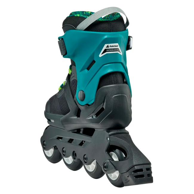Ролики дитячі - Роликові ковзани Rollerblade Microblade XT чорно-бензиновий зелений розмір 28-32 (8059791073177)#5