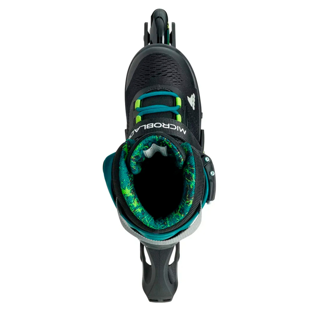 Ролики дитячі - Роликові ковзани Rollerblade Microblade XT чорно-бензиновий зелений розмір 28-32 (8059791073177)#6