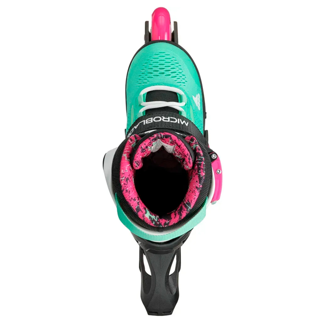 Ролики дитячі - Роликові ковзани Rollerblade Microblade XT чорно-морський зелений розмір 36.5-40 (8059791073207)#6