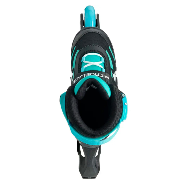 Ролики детские - Роликовые коньки Rollerblade Microblade черно-голубые размер 33-36.5 (8059791068487)#6
