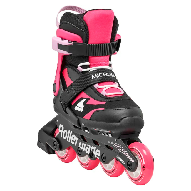 Ролики детские - Роликовые коньки Rollerblade Microblade черно-розовые размер 36.5-40 (8059791073238)#2