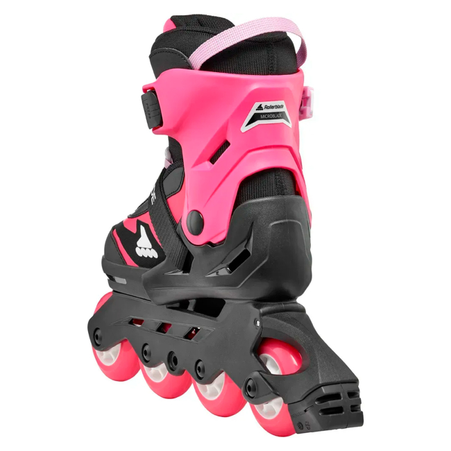 Ролики детские - Роликовые коньки Rollerblade Microblade черно-розовые размер 36.5-40 (8059791073238)#5