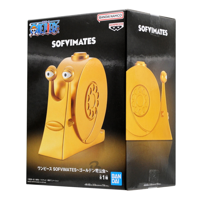 Фигурки персонажей - Фигурка Banpresto One Piece Sofvimates Golden Den Den Mushi (125488)#5