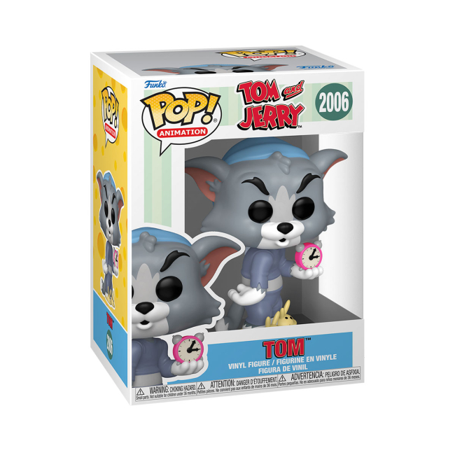 Фигурки персонажей - Фигурка Funko Pop Tom and Jerry S4 Том с будильником (86282)#2