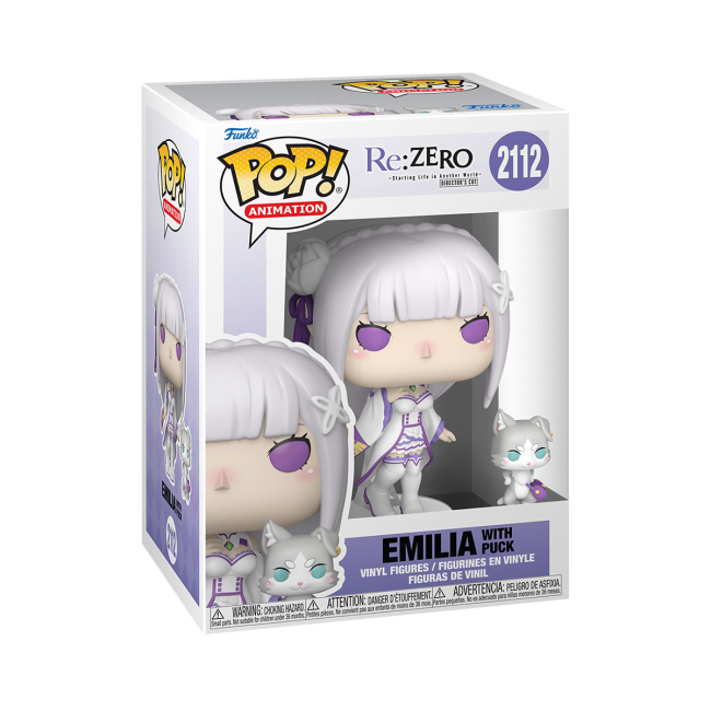 Фигурки персонажей - Набор фигурок Funko Pop Re:Zero Эмилия с Паком (86515)#2