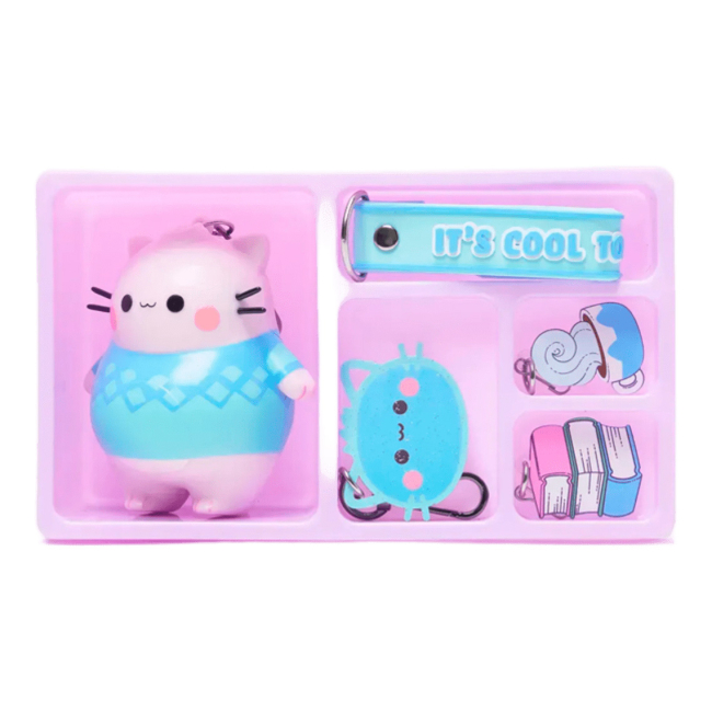 Брелоки - ​Набір брелоків Pembe The Pink Cat Рожева фантазія It's cool to be cozy блакитний (40313/1)#2