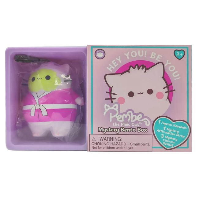 Брелоки - Набір брелоків Pembe The Pink Cat Рожева фантазія Self love Check рожевий (40313/2)#3