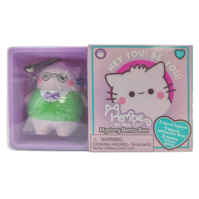 Брелоки - Набір брелоків Pembe The Pink Cat Рожева фантазія Kindness first Always зелений (40313/5)#3