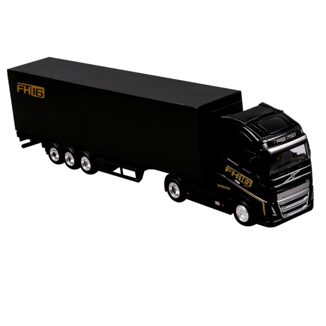 Транспорт и спецтехника - Автомодель Bburago Фура Volvo FH16 Globetrotter 750 XXL черный (18-31461/2)#2
