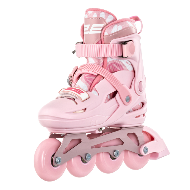 Ролики детские - Роликовые коньки 2E Lumi розовые размер 33-36 (LSW-HA33-PINK)#4