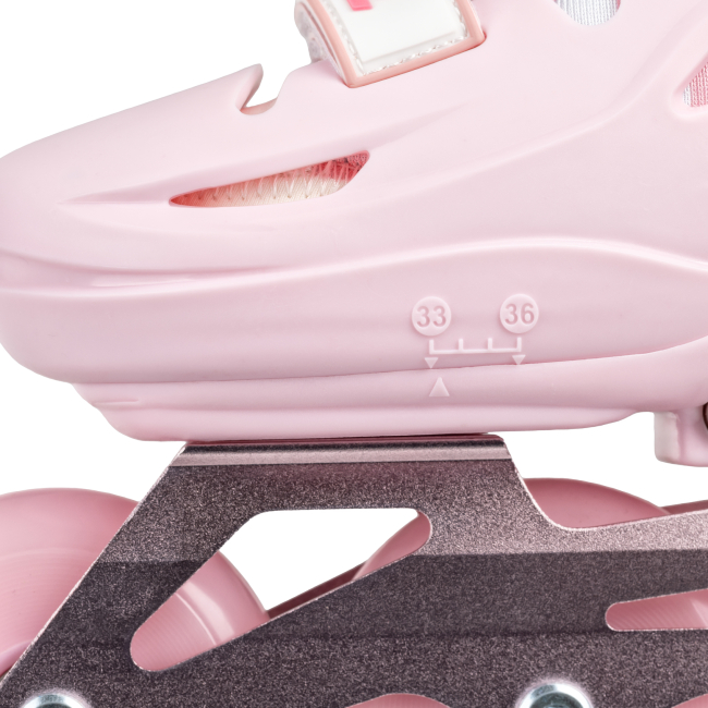 Ролики детские - Роликовые коньки 2E Lumi розовые размер 36-39 (LSW-HA36-PINK)#8