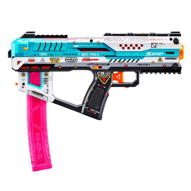 Помпова зброя - Швидкострільний бластер X-Shot Skins Pro Series Fury-X (36772R)#2