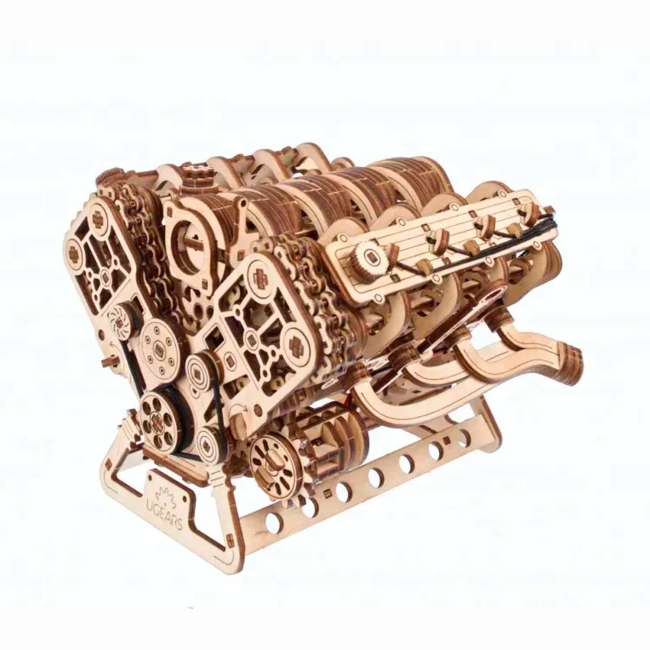 3D-пазлы - 3D пазл Ukrainian Gears Двигатель V8 776 элементов (6330035)#2