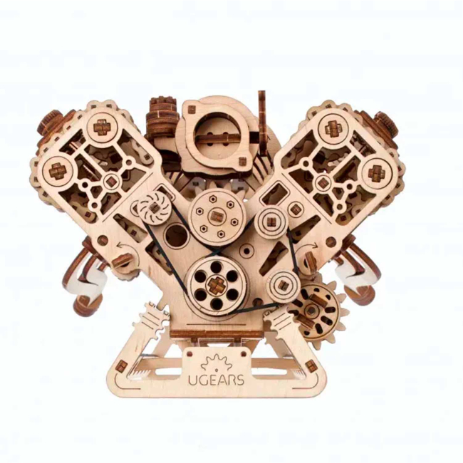 3D-пазлы - 3D пазл Ukrainian Gears Двигатель V8 776 элементов (6330035)#3