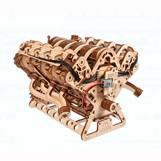 3D-пазлы - 3D пазл Ukrainian Gears Двигатель V8 776 элементов (6330035)#4