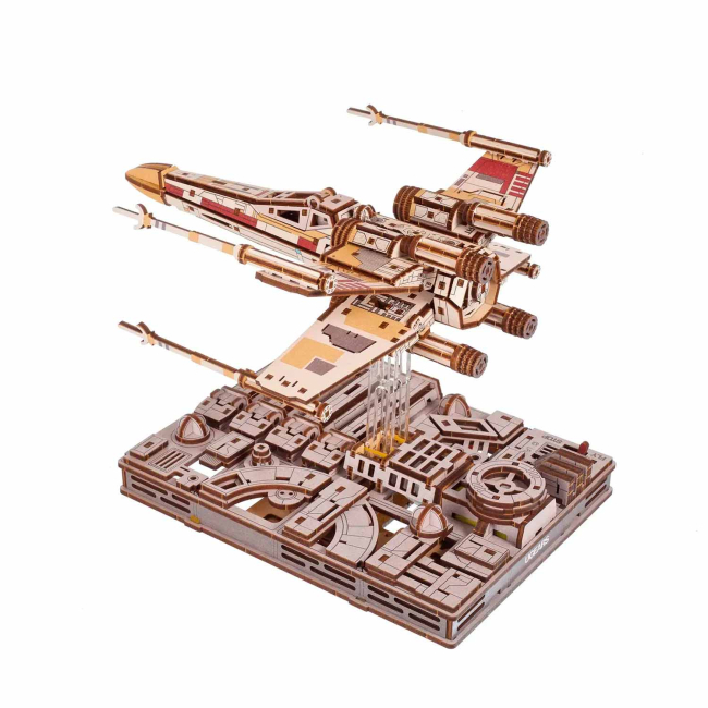 3D-пазлы - 3D пазл Ukrainian Gears Истребитель X-Wing Люка Скайвокера 455 элементов (6330037)#2