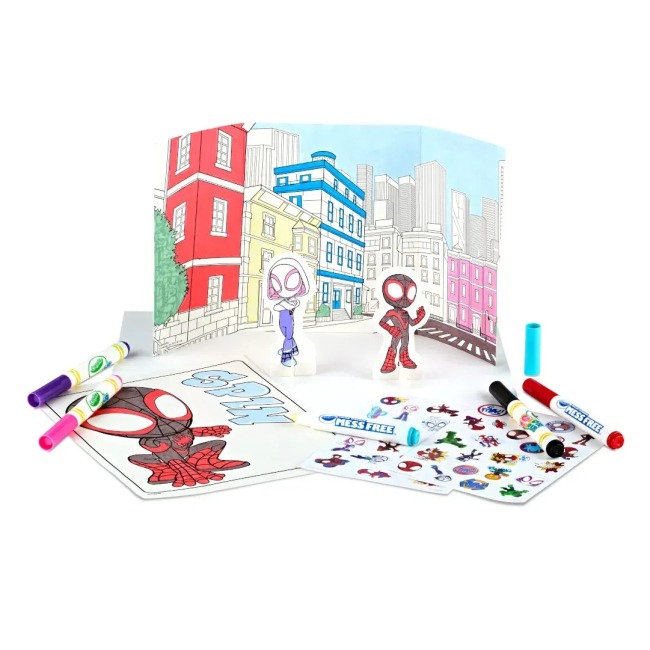 Товари для малювання - ​Набір для творчості Crayola Spidey (75-7193)#4