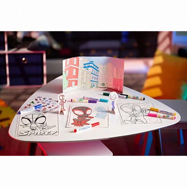 Товари для малювання - ​Набір для творчості Crayola Spidey (75-7193)#5