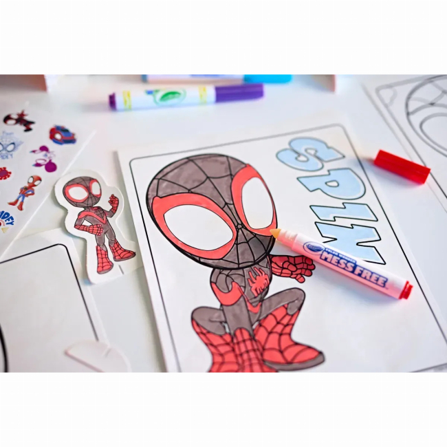 Товари для малювання - ​Набір для творчості Crayola Spidey (75-7193)#8
