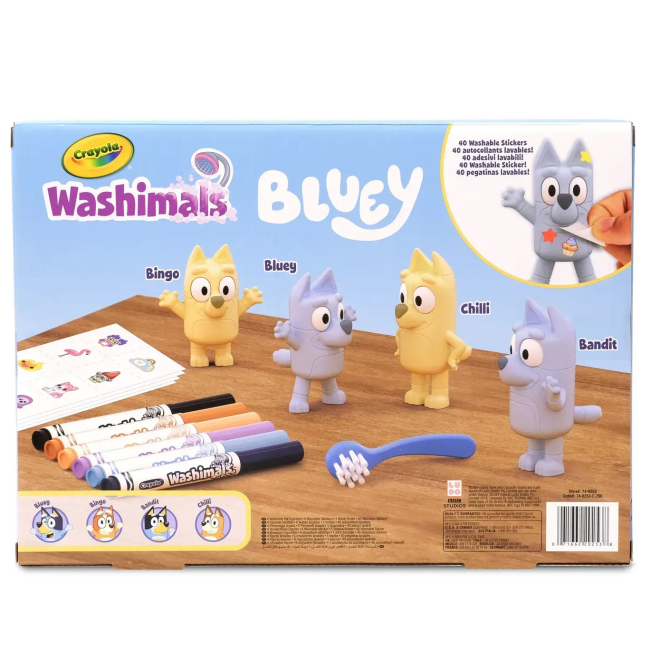 Набори для творчості - ​Набір для творчості Crayola Washimals Bluey (74-0253)#2