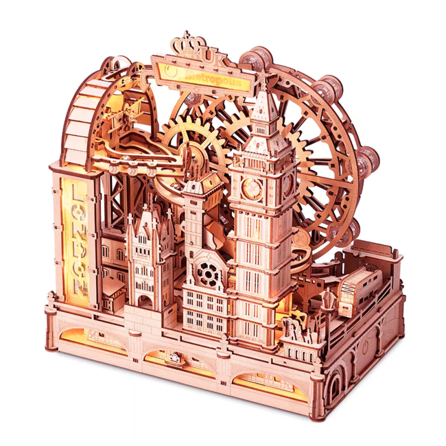 3D-пазли - Конструктор Robotime Rokr 3D Marble Travel Лондон 431 деталь (EGB01)#2