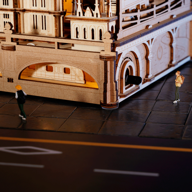 3D-пазли - Конструктор Robotime Rokr 3D Marble Travel Лондон 431 деталь (EGB01)#6