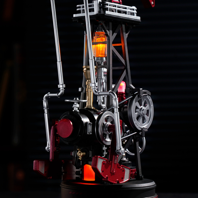 3D-пазли - Конструктор Robotime Rokr 3D Екстрактор олії 127 деталей (CGL03)#6