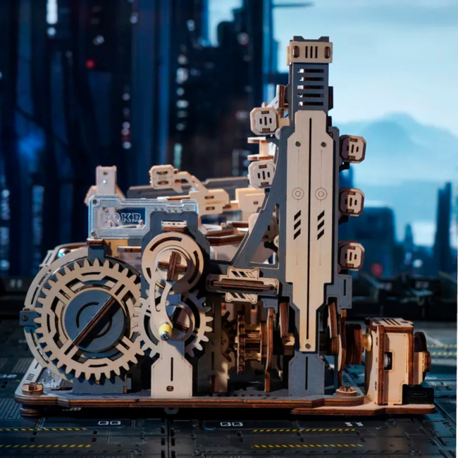 3D-пазли - Конструктор Robotime Rokr 3D Мармуровий космодром 472 деталі (LGC01)#5