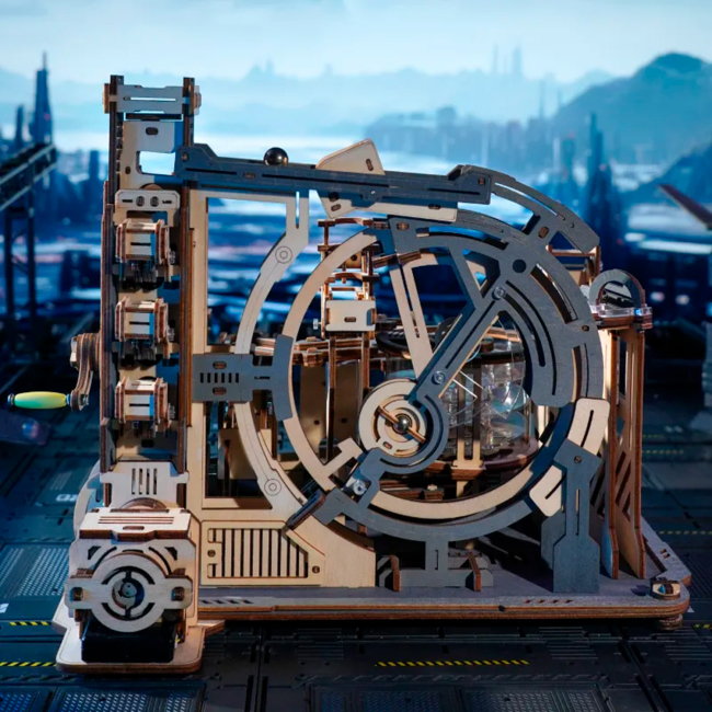 3D-пазли - Конструктор Robotime Rokr 3D Мармуровий космодром 472 деталі (LGC01)#6