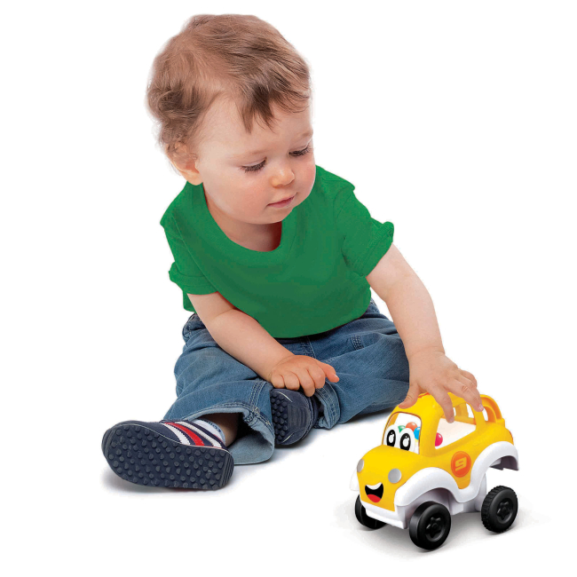 Машинки для малюків - ​Машинка Bb Junior Press&Go жовта (16-89029/2)#3