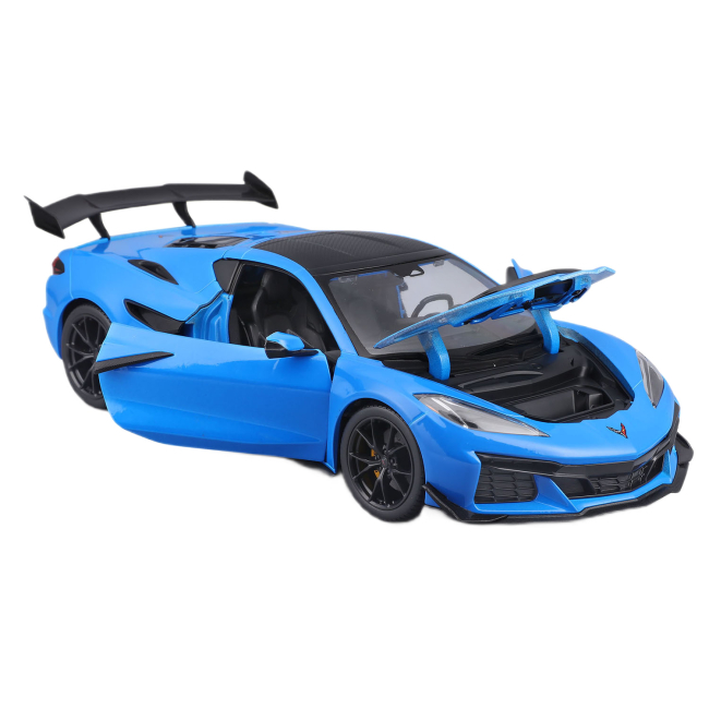 Автомоделі - ​Автомодель Maisto 2025 Corvette ZR1 Coupe 1:18 (31475 blue.met)#4