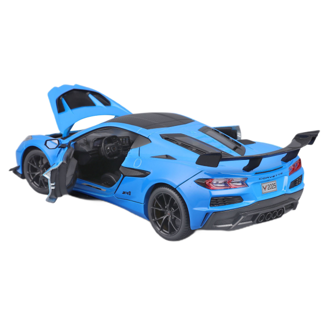 Автомоделі - ​Автомодель Maisto 2025 Corvette ZR1 Coupe 1:18 (31475 blue.met)#5