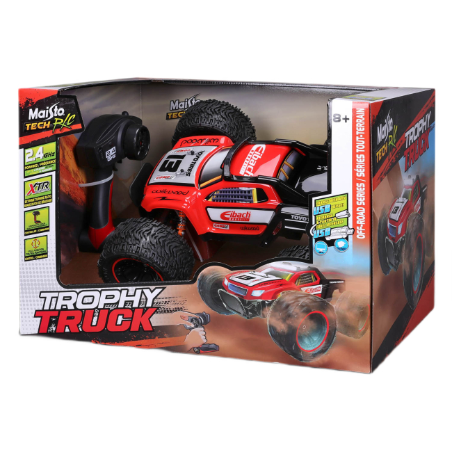 Радиоуправляемые модели - Автомодель на радиоуправлении Maisto Tech Off-Road Desert Racer (81466 red)#9