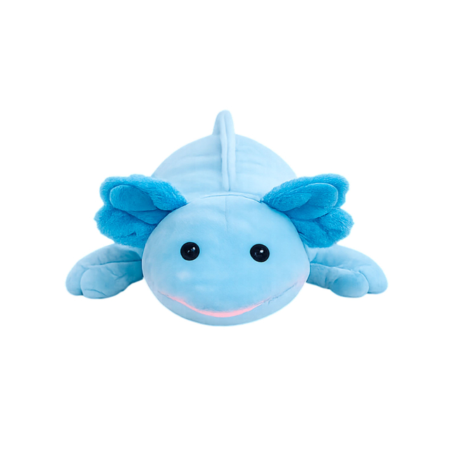 Мягкие животные - Мягкая игрушка MeriToys Аксолотль голубой 60 см (2050000336171)#2