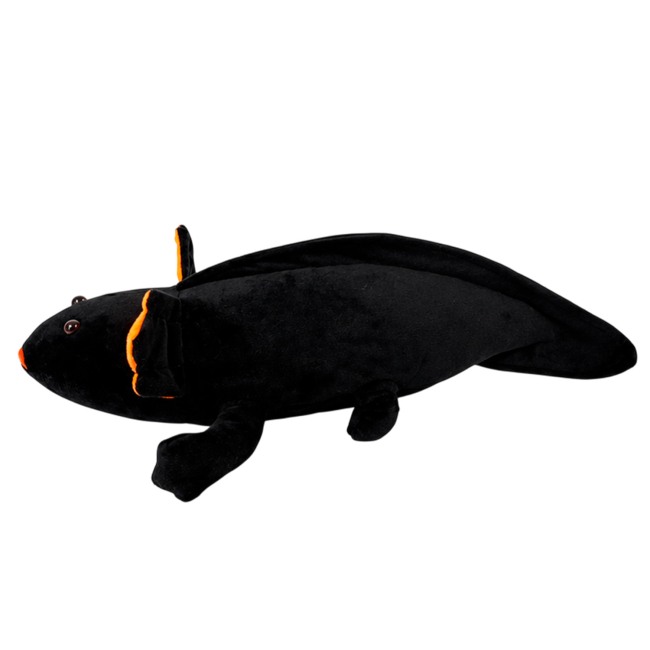 Мягкие животные - Мягкая игрушка MeriToys Аксолотль черный 60 см (2050000321238)#3