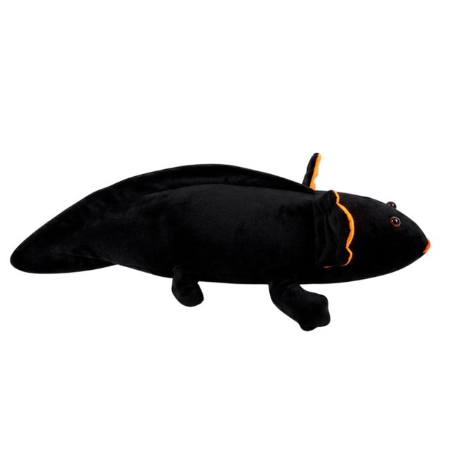 Мягкие животные - Мягкая игрушка MeriToys Аксолотль черный 60 см (2050000321238)#4