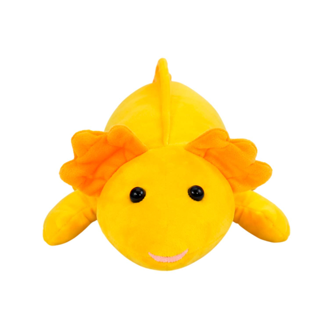Мягкие животные - Мягкая игрушка MeriToys Аксолотль желтый 60 см (2050000336188)#2