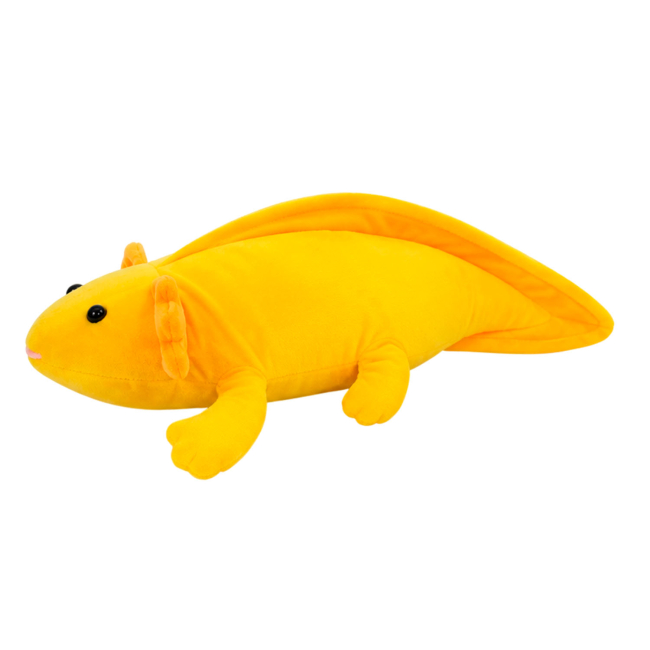 Мягкие животные - Мягкая игрушка MeriToys Аксолотль желтый 60 см (2050000336188)#3