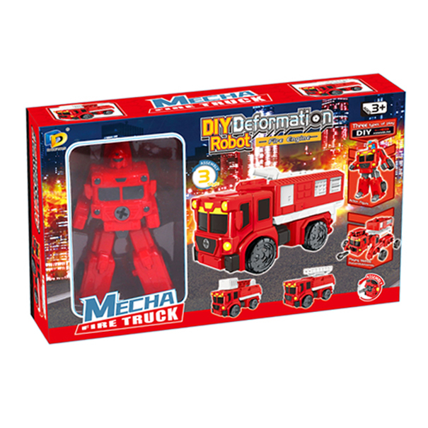 Трансформеры - Робот-трансформер DIY Toys Пожарная машина (CJ-2180670)#3