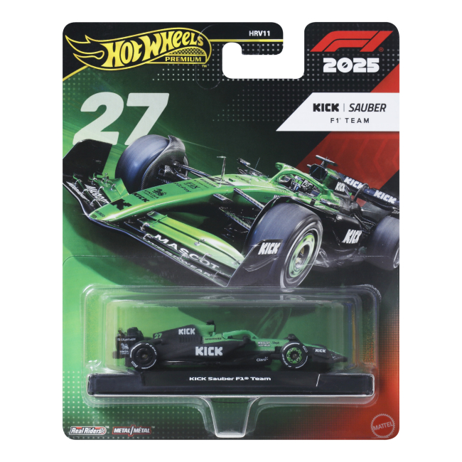 Автомоделі - Автомодель Hot Wheels Formula 1 Sauber Nico Hulkenberg #27 (JKD84)#6