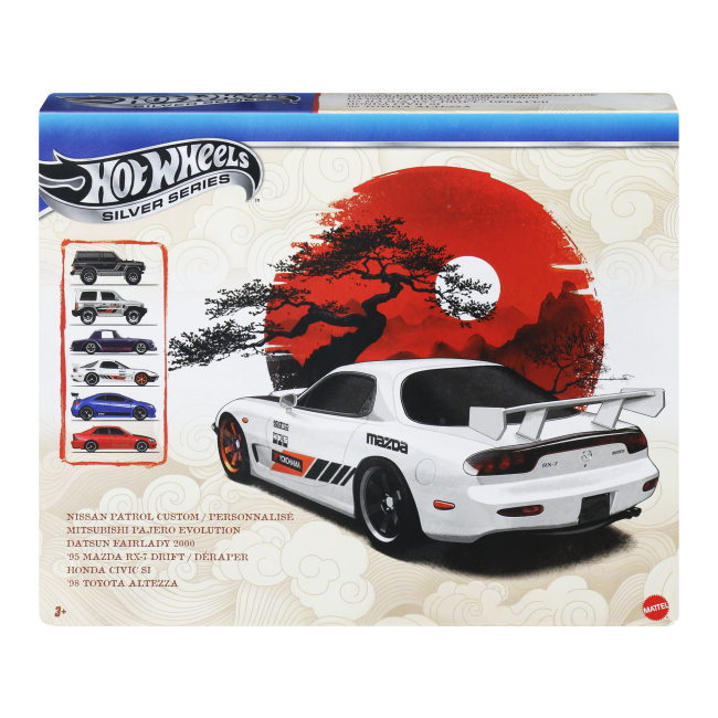 Автомодели - Набор автомобилей Hot Wheels Дорогами Японии (JLB23)#9