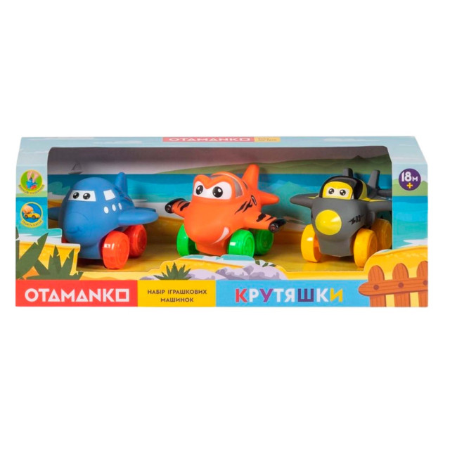 Машинки для малышей - Набор машинок Otamanko Крутяшки Самолеты (5320346)#5