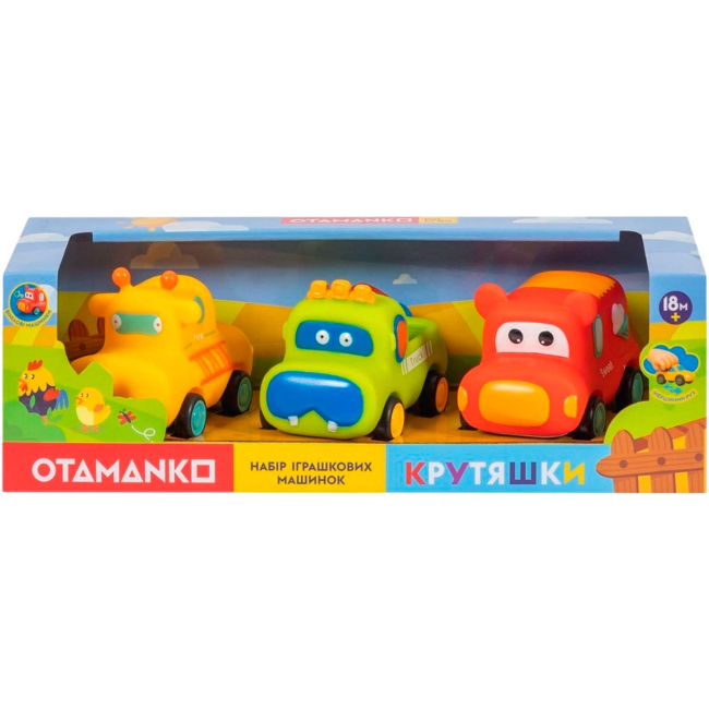 Развивающие игрушки - Игровой набор Otamanko Крутяшки Мультяшные животные (5320347)#5