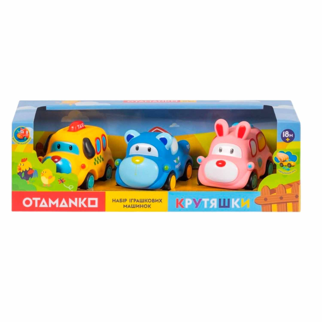 Развивающие игрушки - Игровой набор Otamanko Крутяшки Мультяшные животные (5320348)#5