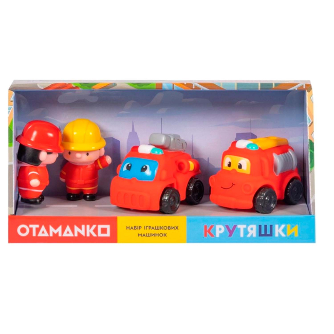 Машинки для малышей - Игровой набор Otamanko Крутяшки Пожарная техника (5320349)#4