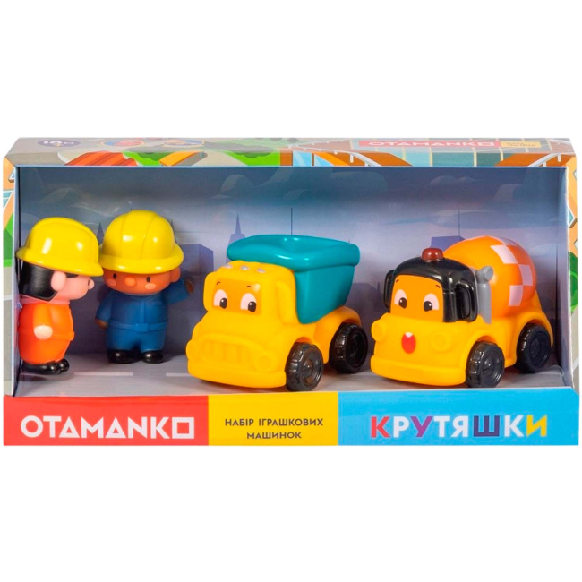 Машинки для малышей - Игровой набор Otamanko Крутяшки Строительная техника (5320352)#4