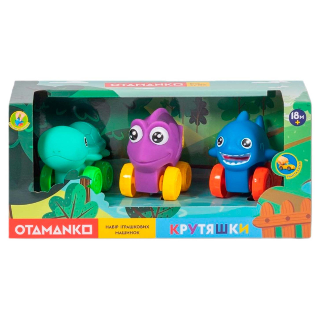 Развивающие игрушки - Игровой набор Otamanko Крутяшки Водоплавающие животные (5320359)#5