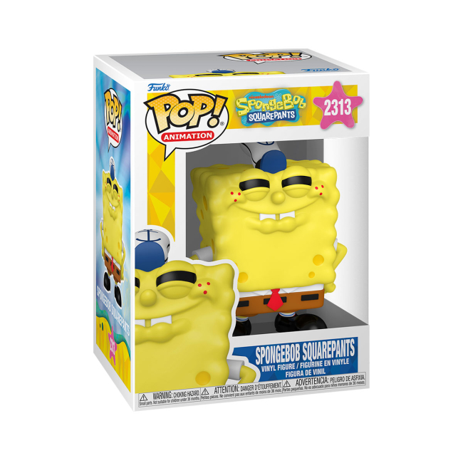 Фигурки персонажей - Фигурка Funko Pop Sponge Bob Square Pants Губка Боб улыбается (90363)#2