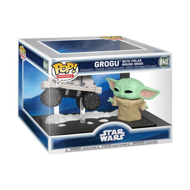 Фигурки персонажей - Фигурка Funko Pop Star Wars Мандалорец и Грогу Грогу и Ремонтный дроид MSE-6 (90813)#2