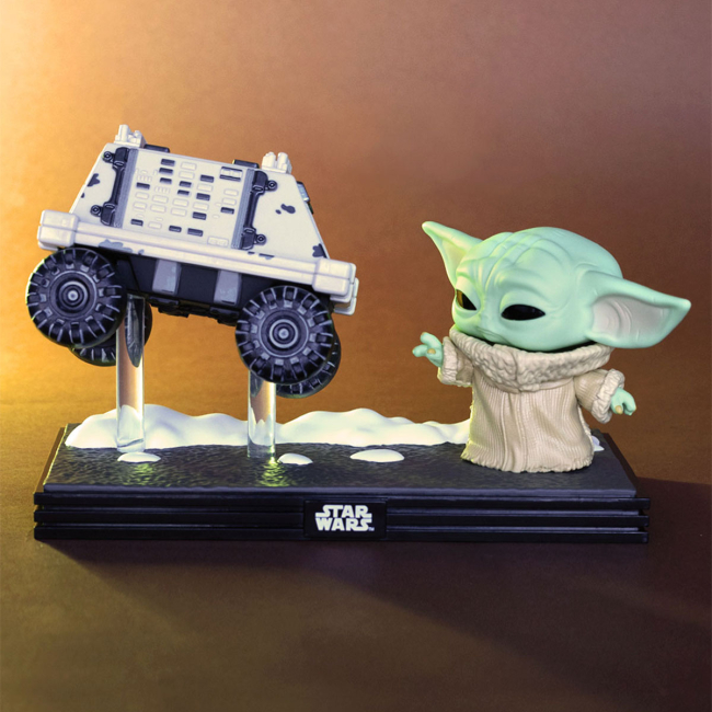 Фигурки персонажей - Фигурка Funko Pop Star Wars Мандалорец и Грогу Грогу и Ремонтный дроид MSE-6 (90813)#3